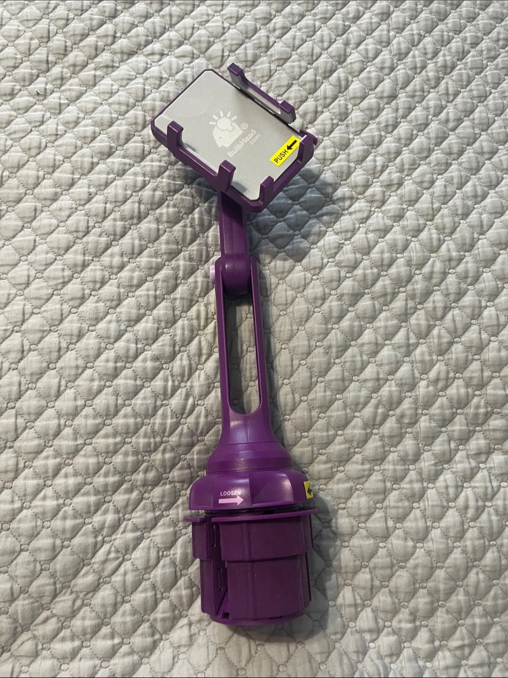 BulbHead Purple Phone Car Mount Holder